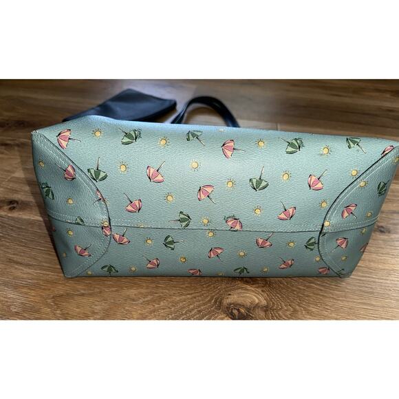 Coach Reversible City Tote with Beach Umbrella Print - Picture 12 of 12